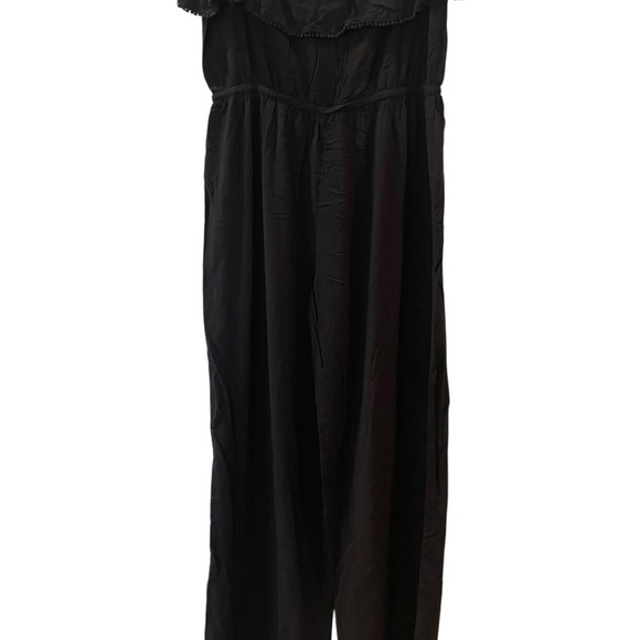 Victoria Secret Jumpsuit One Piece Pantsuit Romper Black Sleeveless Size: Medium - Picture 3 of 8